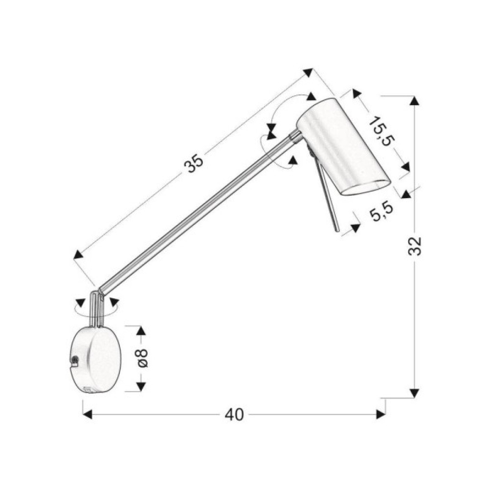 Бра Candellux 21-73884 MILLY (21-73884)