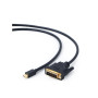 Кабель мультимедійний miniDisplayPort M to DVI M 1.8m 24+1pin Cablexpert (CC-mDPM-DVIM-6) Кабель мультимедійний miniDisplayPort M to DVI M 1.8m 24+1pin Cablexpert (CC-mDPM-DVIM-6)