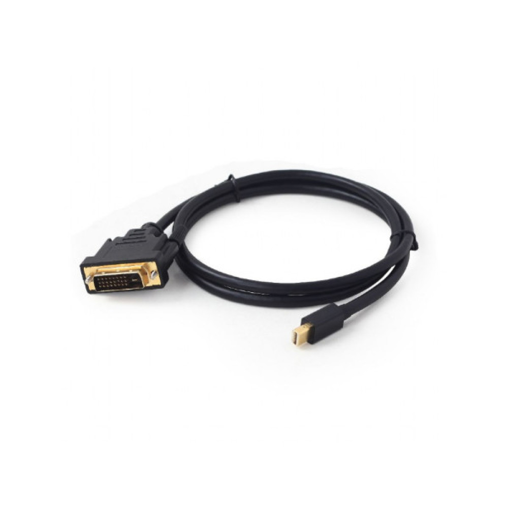 Кабель мультимедійний miniDisplayPort M to DVI M 1.8m 24+1pin Cablexpert (CC-mDPM-DVIM-6)