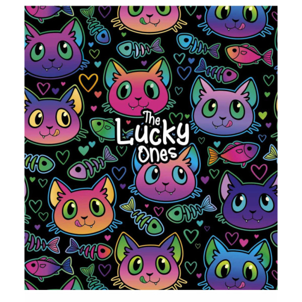 Зошит Школярик The Lucky ones 24 аркуша клітинка (024-3089K)