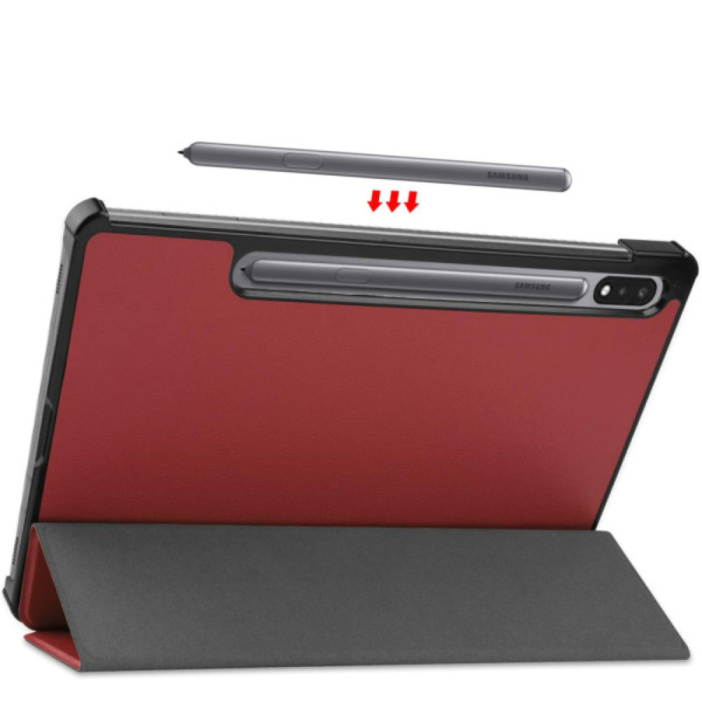 Чохол до планшета BeCover Smart Case Samsung Galaxy Tab S10 FE (SM-X520/SM-X526) 10.9" Red Wine (713281) Чохол до планшета BeCover Smart Case Samsung Galaxy Tab S10 FE (SM-X520/SM-X526) 10.9" Red Wine (713281)