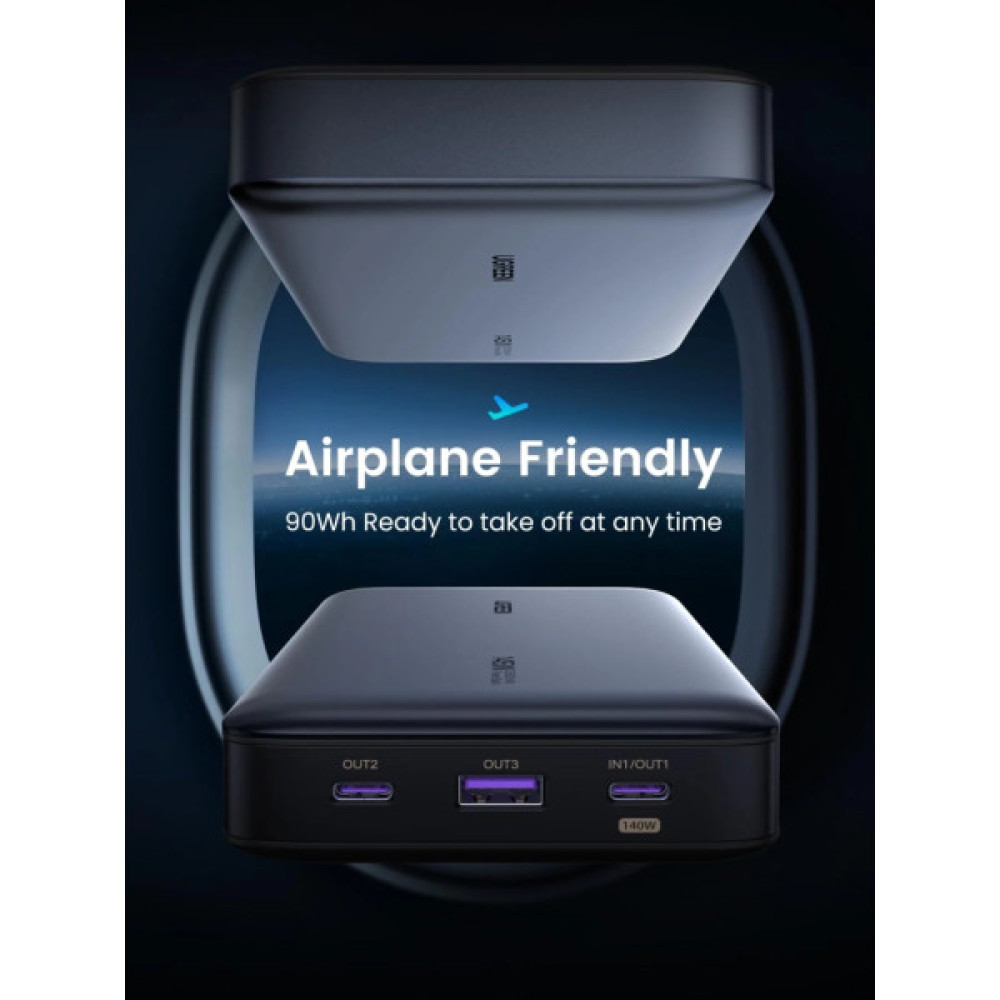 Концентратор Ugreen USB-C to HDMI + 2xUSB 3.2 + USB-C 3.2 + RJ45 + PD CM512 gray (45000)