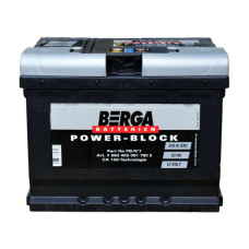 Акумулятор автомобільний Berga Power Block 63Ah Ев (-/+) (610EN) (5634000617502)