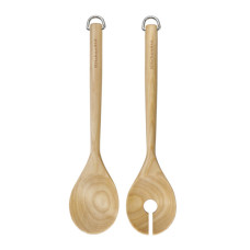 Ложка кухарська KitchenAid Coreline Набір для салату, 2 шт, 30 см, береза (KQR713OHE)