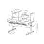 Парта FunDesk Pensare Grey (222397) Парта FunDesk Pensare Grey (222397)