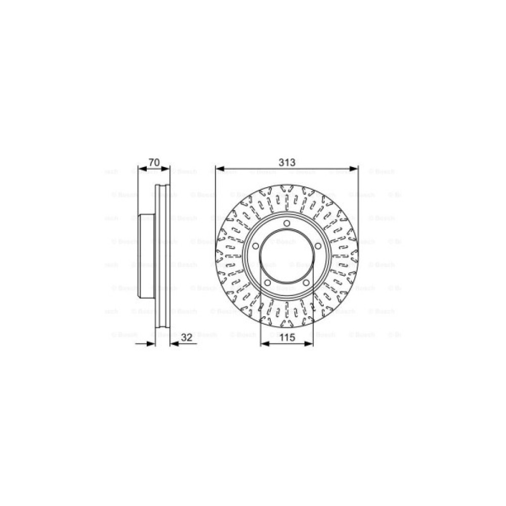 Гальмівний диск Bosch 0 986 479 567