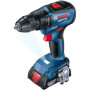 Шурупокрут-дриль акумуляторний Bosch Professional GSR 18 V-50 18В 2х2А·год 28·50·50Нм 460·1800об/хв 1кг кейс аксесуари