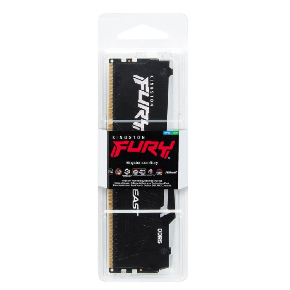 Пам'ять ПК Kingston DDR5 64GB 5600 FURY Beast RGB
