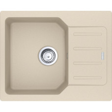 Мийка кухонна Franke City, фраграніт, прямокутник, з крилом, 620х500х190мм, чаша - 1, врізна, оборотна, UCG 611-62, бежевий
