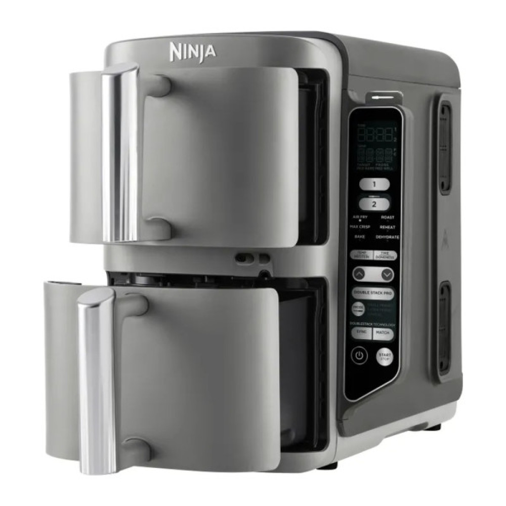 Мультипіч Ninja Double Stack XL 2-Level Hot Air Fryer 9,5 л with Smart Cook System (SL451EU)