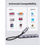 Концентратор Ugreen USB3.1 Type-C to HDMI 4K60Hz/USB 3.0х2/SD/TF/PD 100W 5-in-1 CM511 (60383) Концентратор Ugreen USB3.1 Type-C to HDMI 4K60Hz/USB 3.0х2/SD/TF/PD 100W 5-in-1 CM511 (60383)