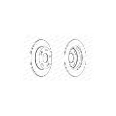 Гальмівний диск FERODO DDF1558