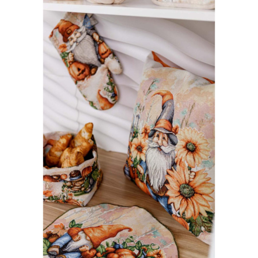 Кухонна прихватка Прованс Рукавичка Гарбузові гноми 32х16 (036348)