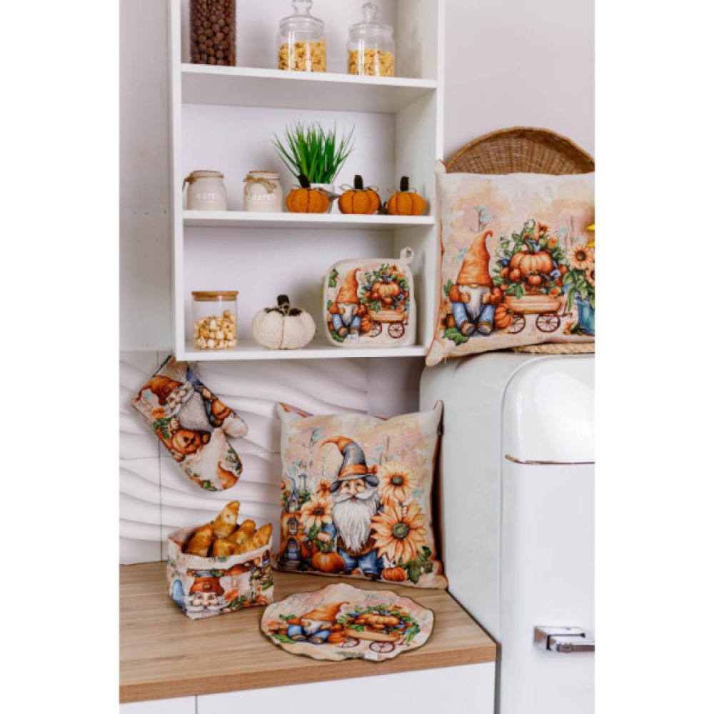 Кухонна прихватка Прованс Рукавичка Гарбузові гноми 32х16 (036348)