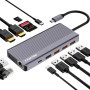 Порт-реплікатор Canyon Docking Station DS-16 13 in 1 4k USB-C hub (CNS-TDS16) Порт-реплікатор Canyon Docking Station DS-16 13 in 1 4k USB-C hub (CNS-TDS16)