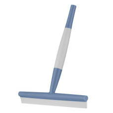 Шкребок для скла з гачком ARDESTO Solid 22.7х21.7см, пластик, гума, блакитний