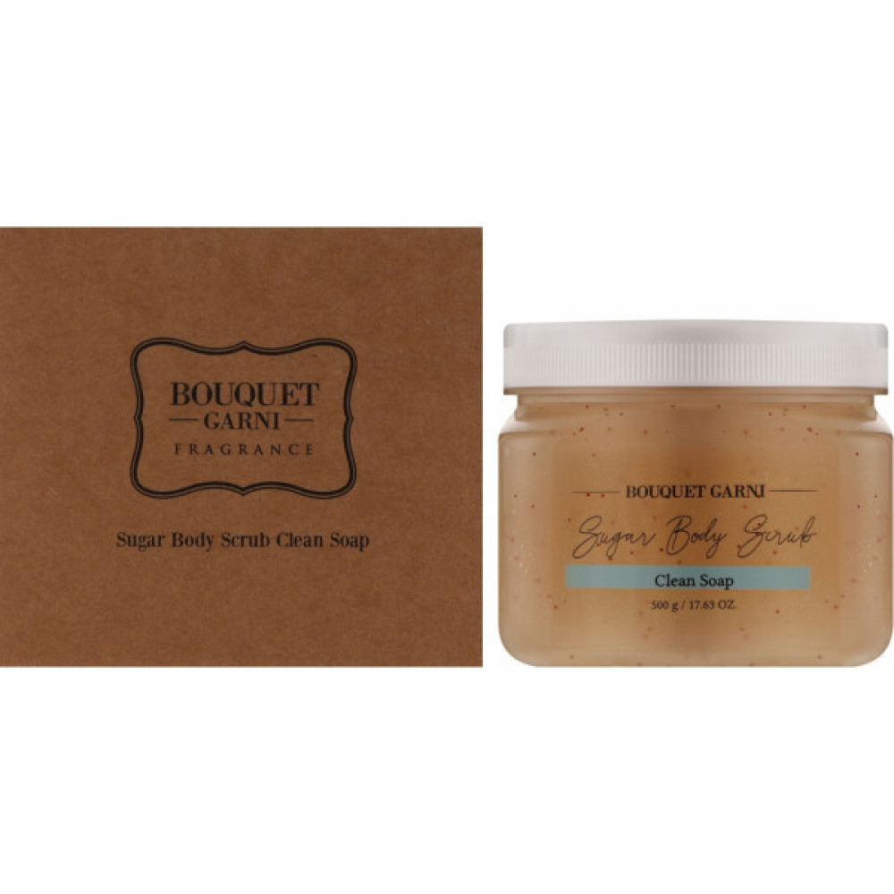 Скраб для тіла Bouquet Garni Sugar Body Scrub Clean Soap 500 г (8809487048565)