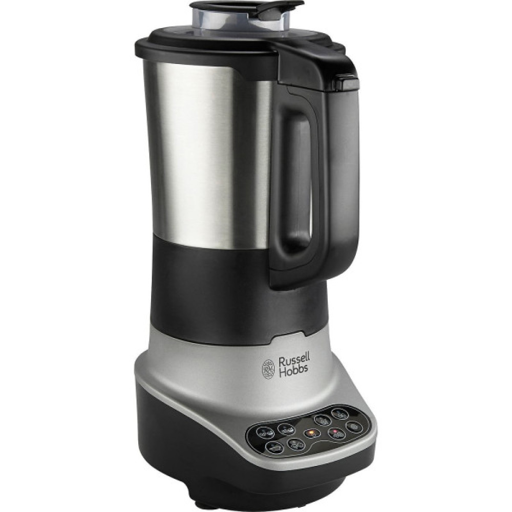 Суповарка-блендер Russell Hobbs 1200Вт, чаша-1,75л, механічне керування, 8 авто. програм, нержав.сталь, платик, сіро-чорний