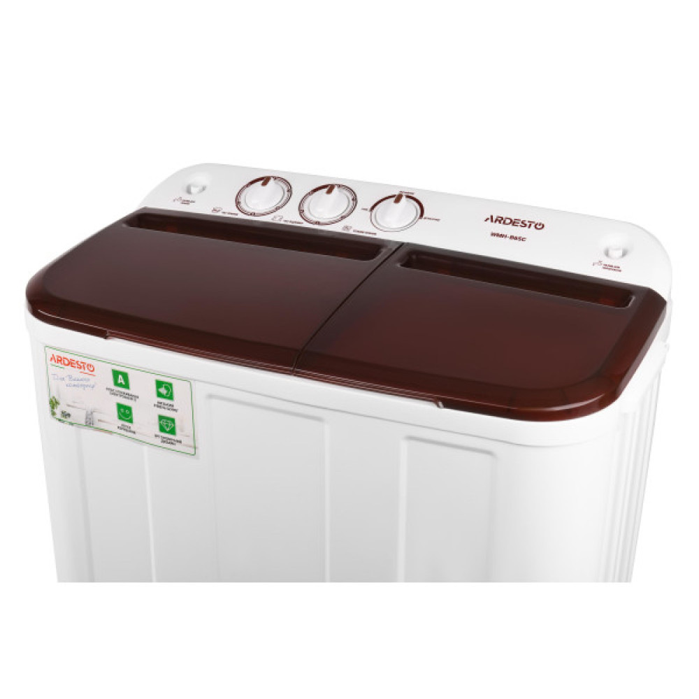 Пральна машина ARDESTO напівавтомат., 6.5кг, 1350, A, 41см, віджим, білий
