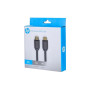 Кабель мультимедійний HDMI M to HDMI M 1.0m V2.0 4K 60Hz HP (HP_DHC-HD01-01M)