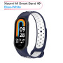 Ремінець до фітнес браслета BeCover Vents Style для Xiaomi Mi Smart Band 10 Blue-White (713632) Ремінець до фітнес браслета BeCover Vents Style для Xiaomi Mi Smart Band 10 Blue-White (713632)