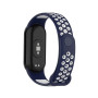 Ремінець до фітнес браслета BeCover Vents Style для Xiaomi Mi Smart Band 10 Blue-White (713632) Ремінець до фітнес браслета BeCover Vents Style для Xiaomi Mi Smart Band 10 Blue-White (713632)
