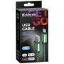 Дата кабель USB 2.0 AM to Micro 5P 1.0m USB08-03T green Defender (87804) Дата кабель USB 2.0 AM to Micro 5P 1.0m USB08-03T green Defender (87804)