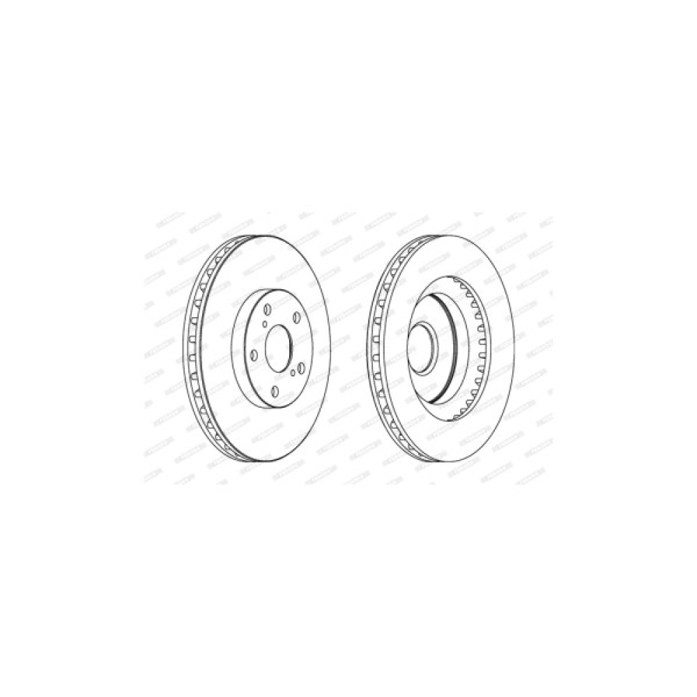 Гальмівний диск FERODO DDF1646
