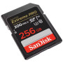 Карта пам'яті SanDisk SD  256GB C10 UHS-I U3 R200/W140MB/s Extreme Pro V30