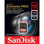 Карта пам'яті SanDisk SD  256GB C10 UHS-I U3 R200/W140MB/s Extreme Pro V30
