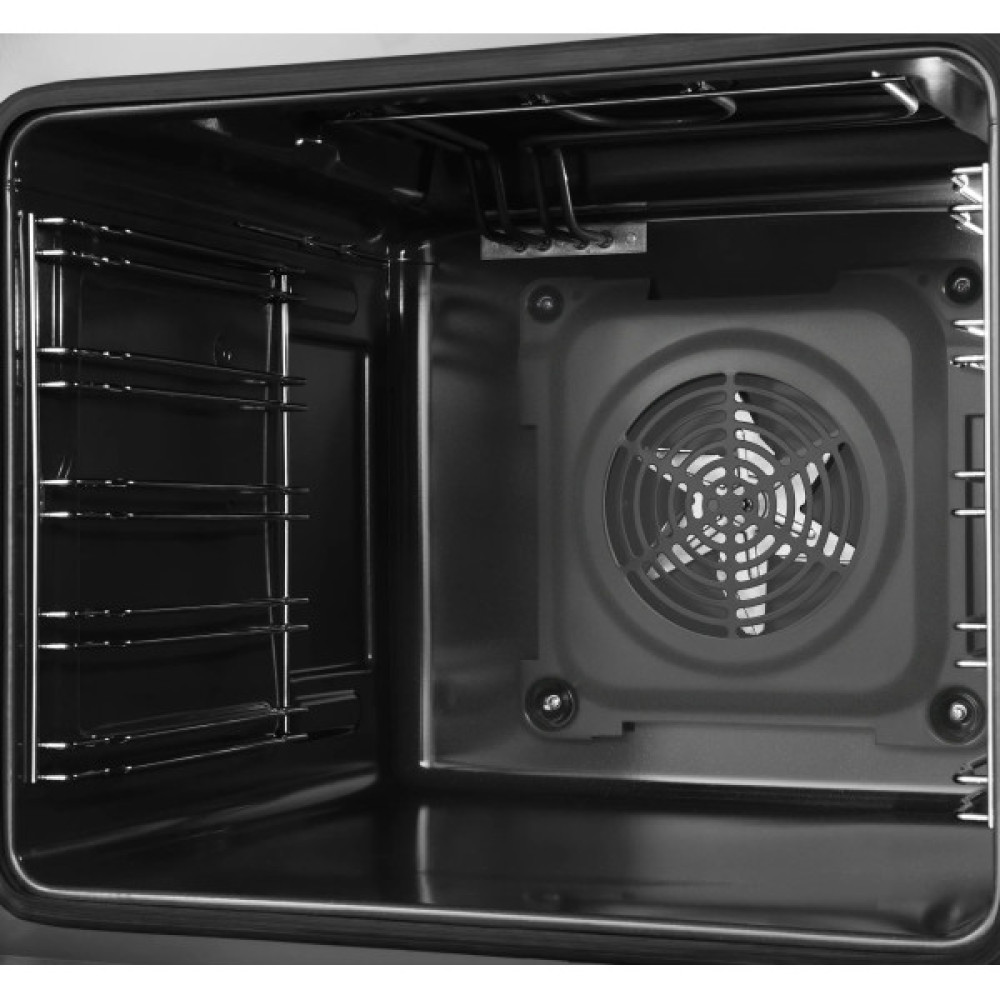 Плита Hansa комбінована, 65л, 50x60см, дисплей, конвекція, чавун, білий