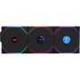 Кулер до корпусу Lian Li UNI Fan TL WIRELESS LCD 120-3, Black (G99.12TLLCD1W3B.00)