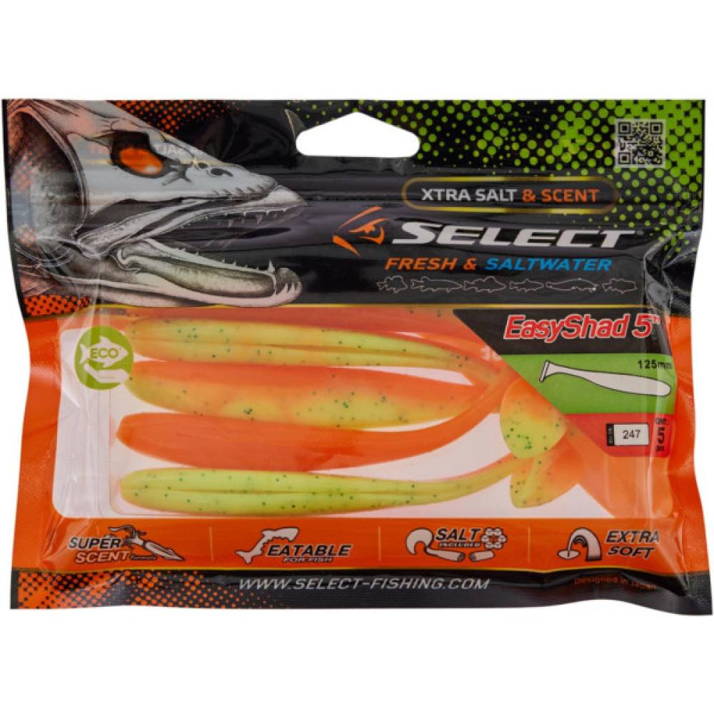 Силікон рибальський Select Easy Shad 5" 247 (5 шт/уп) (1870.71.88)
