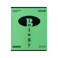 Зошит Kite предметний Bright 48 аркуші, клітинка, біологія (K25-240-17)