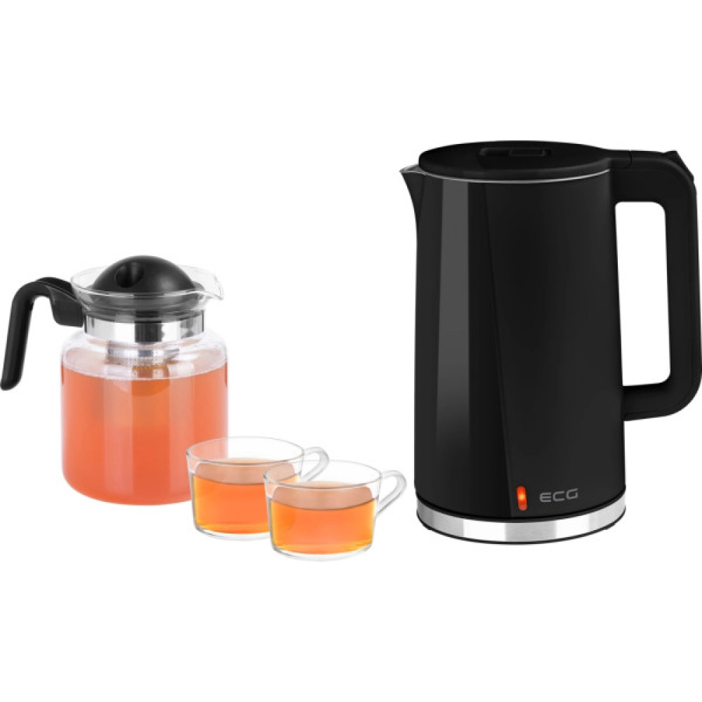 Електрочайник ECG RK 1702 Safe to Touch Black