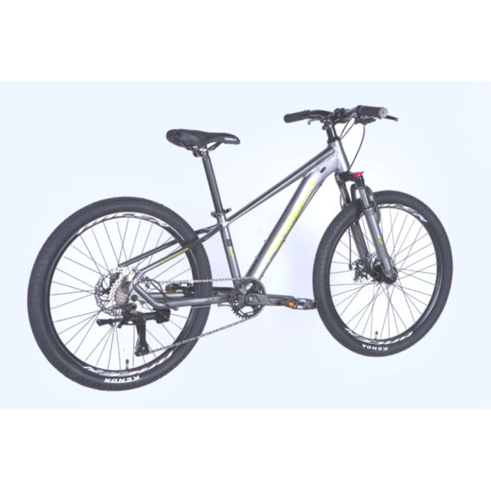 Велосипед Formula 24" ZEPHYR 3.0 DD CS рама-12" AL 2026 сірий з зеленим (OPS-FR-24-447)