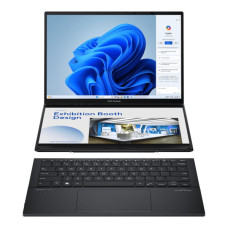 Ноутбук ASUS Zenbook Duo UX8406CA-QL047X 14" FHD Touch OLED, Intel Ultra 9 285H, 32GB, F2TB, UMA, Win11P, Сірий