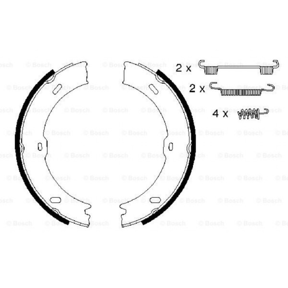 Гальмівні колодки Bosch 0 986 487 720 Гальмівні колодки Bosch 0 986 487 720