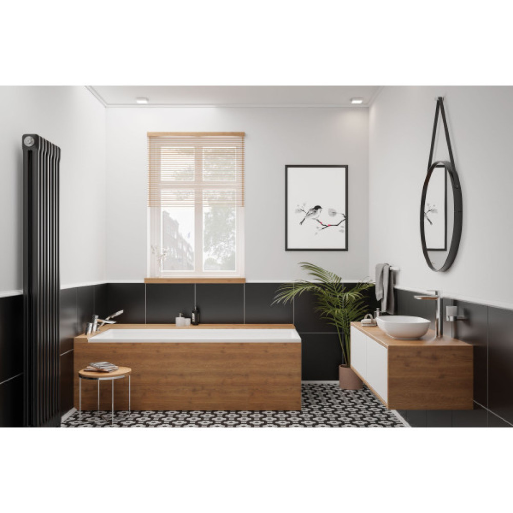 Вішалка Deante Round для рушників, настінна, хром