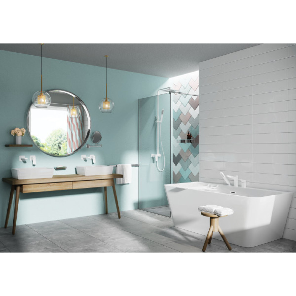 Вішалка Deante Round для рушників, настінна, хром