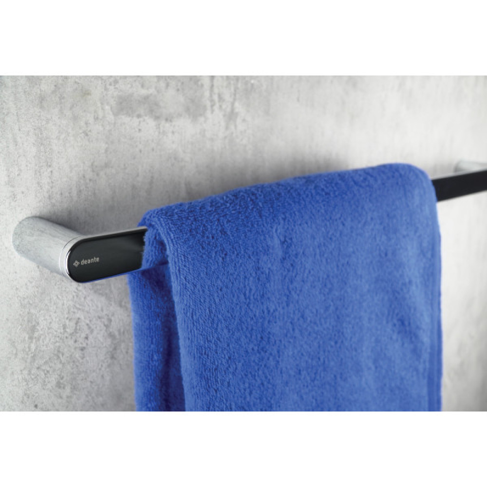 Вішалка Deante Round для рушників, настінна, хром