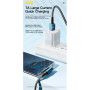 Дата кабель USB 2.0 AM to USB-C 1.0m 100W 90° corner black Essager (EXCWT7A-CG01-P)