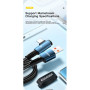 Дата кабель USB 2.0 AM to USB-C 1.0m 100W 90° corner black Essager (EXCWT7A-CG01-P)