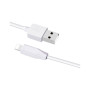 Дата кабель USB 2.0 AM to Lightning 2.0m 2.4A X1 white HOCO (6957531032014)