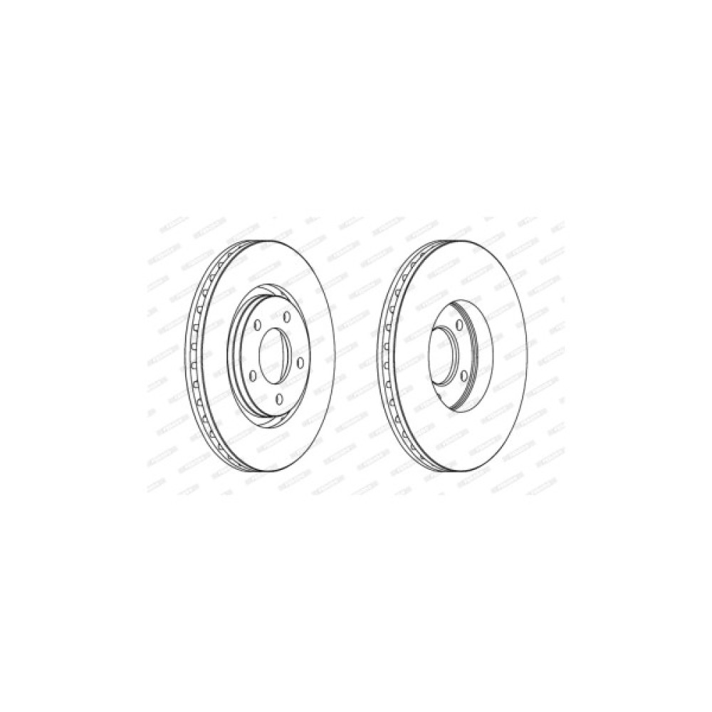 Гальмівний диск FERODO DDF1372