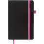 Книга записна Buromax Concept 125x195 мм 96 аркушів в клітинку обкладинка зі штучної шкіри Рожева (BM.291162-10) Книга записна Buromax Concept 125x195 мм 96 аркушів в клітинку обкладинка зі штучної шкіри Рожева (BM.291162-10)