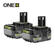 Набір акумуляторів Ryobi ONE+ RB1850X2 18В 2х5А·год