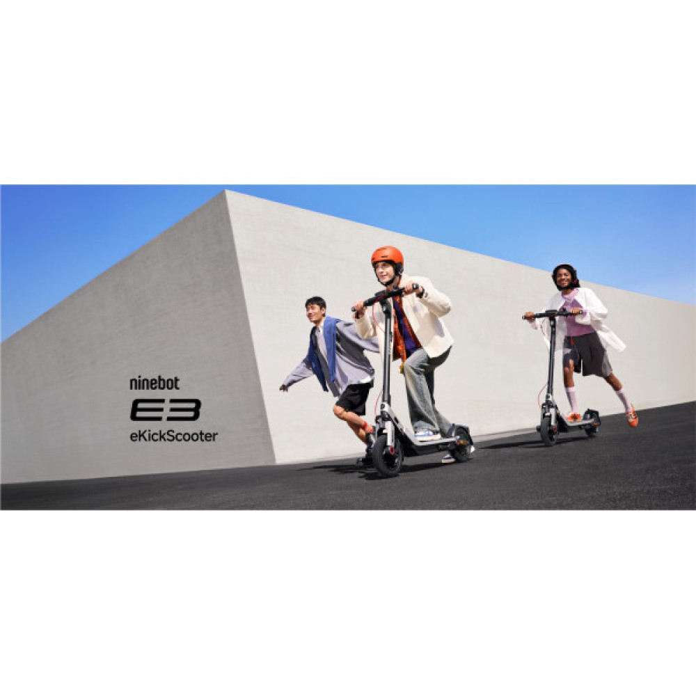 Електросамокат Segway-Ninebot E3, сірий