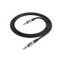 Кабель мультимедійний 3.5mm M to 3.5mm M 1.0m black BOROFONE (6941991108310)
