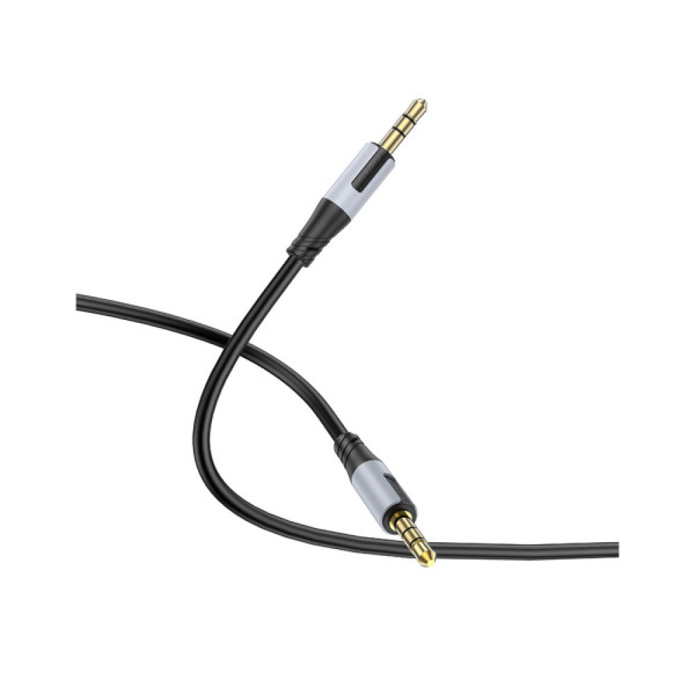 Кабель мультимедійний 3.5mm M to 3.5mm M 1.0m black BOROFONE (6941991108310)
